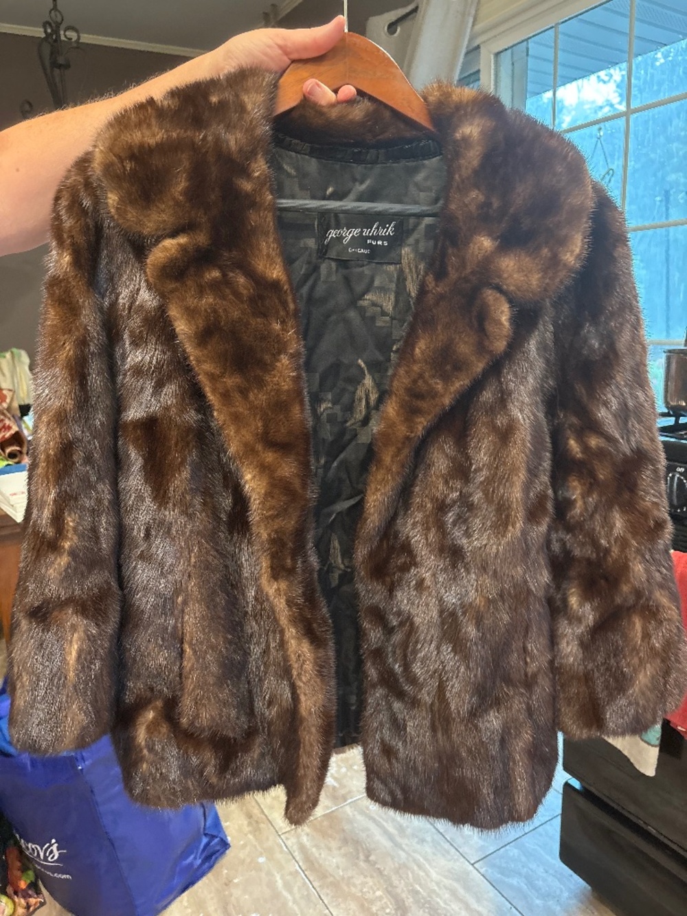 Vintage George Uhrik Cropped Mink Jacket